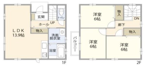 MONARCH8020 D棟の物件間取画像